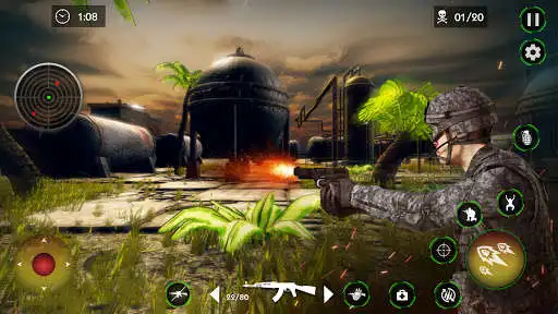 Play 3D FPS Gun Strike shooting as an online game 3D FPS Gun Strike shooting with UptoPlay