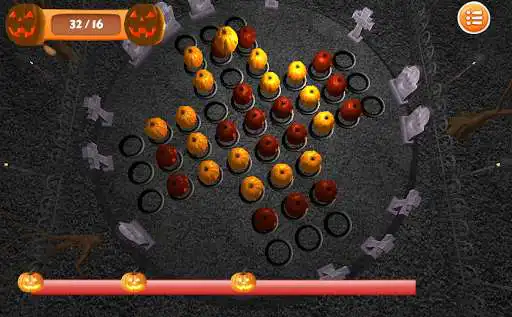 Play 3D Halloween Peg Solitaire