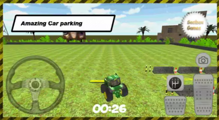 Play 3D Tractor Car Parking