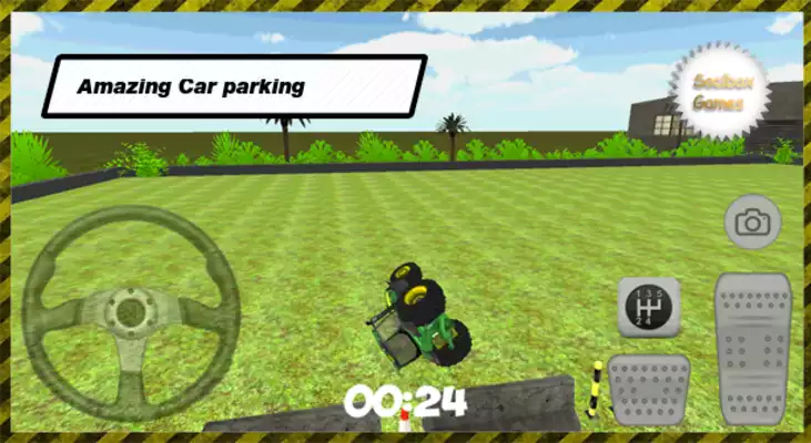 Play 3D Tractor Car Parking