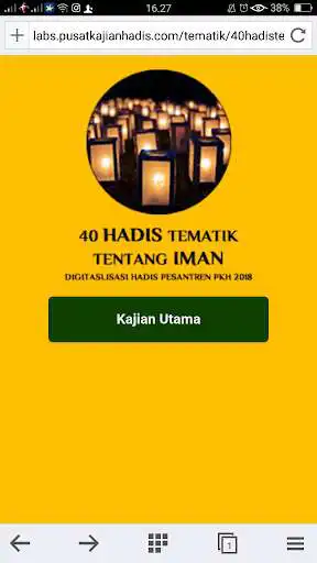 Play 40 Hadis Tentang Iman  and enjoy 40 Hadis Tentang Iman with UptoPlay