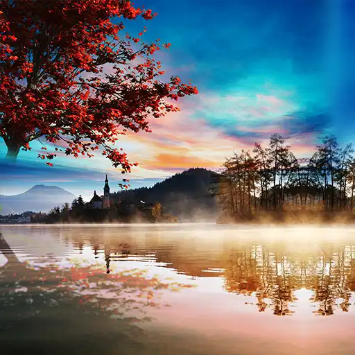 Play 4K Wallpaper HD - Autumn Lake View APK