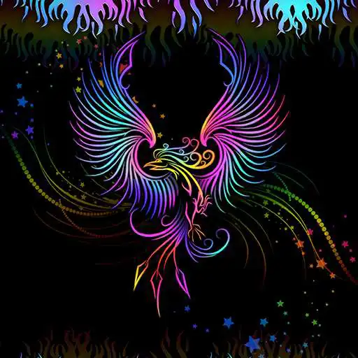 Play 4K Wallpaper HD - Colorful Rainbow Phoenix APK