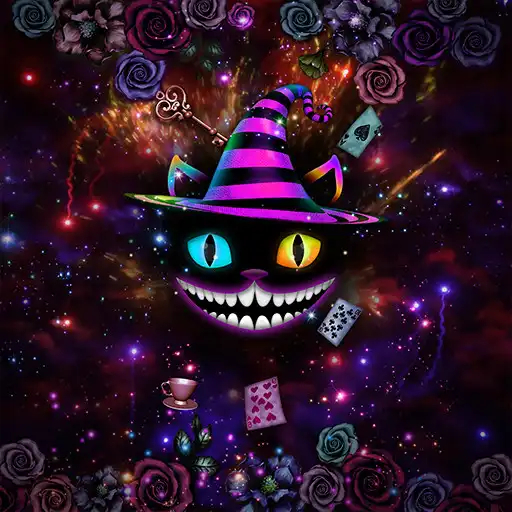 Play 4K Wallpaper HD - Fantasy Cheshire Cat In A Hat APK