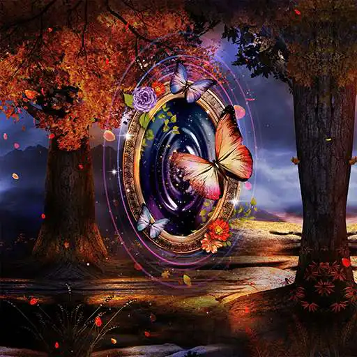 Play 4K Wallpaper HD - Misty Autumn Forest Portal APK