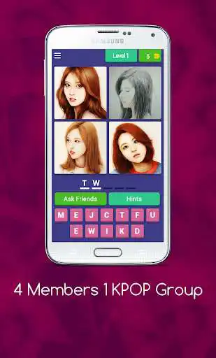 Play 4 Members 1 KPOP Group as an online game 4 Members 1 KPOP Group with UptoPlay