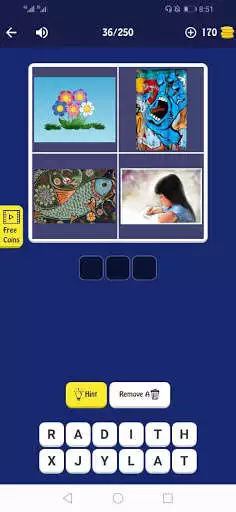 Play 4 Pics 1 Word Quiz as an online game 4 Pics 1 Word Quiz with UptoPlay