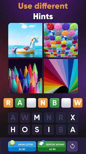 Play 4 Pics 1 Word: riddle games as an online game 4 Pics 1 Word: riddle games with UptoPlay