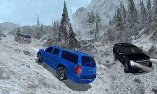 Play 4x4 Escalade Snow Driving 3D