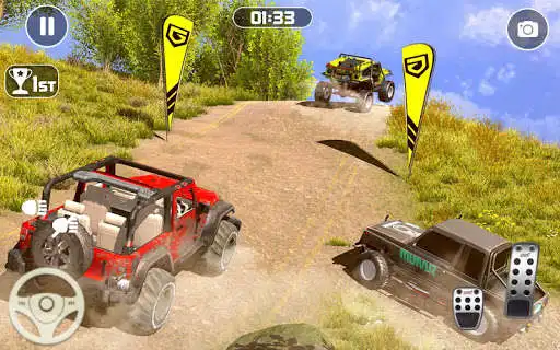 Play 4x4 SUV driving simulator 2021 as an online game 4x4 SUV driving simulator 2021 with UptoPlay