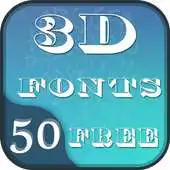 Free play online 50 3D Fonts Free APK