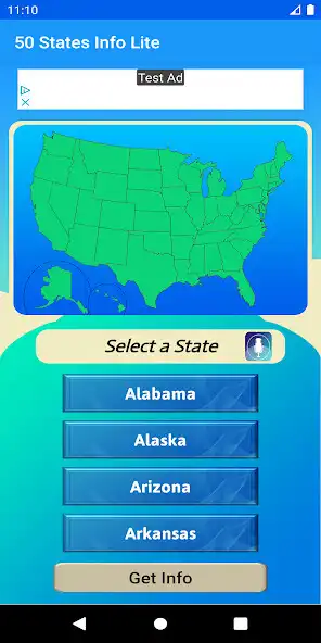 Play 50 States Info Lite  and enjoy 50 States Info Lite with UptoPlay