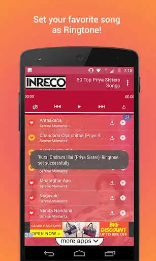 Play 50 Top Priya Sisters Songs