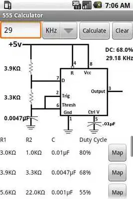 Play 555 Timer Calculator (NE555)