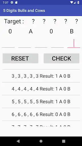 Play 5 Digits Bulls and Cows as an online game 5 Digits Bulls and Cows with UptoPlay