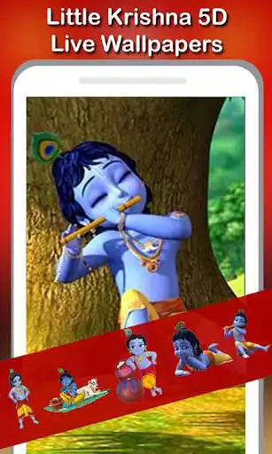 Play 5D Little Krishna Live Wallpapers as an online game 5D Little Krishna Live Wallpapers with UptoPlay