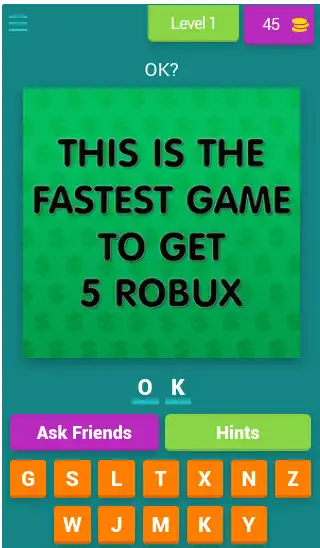 Play 5 robux  and enjoy 5 robux with UptoPlay