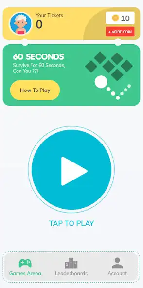 Play 60 Seconds: Simple Arcade Game  and enjoy 60 Seconds: Simple Arcade Game with UptoPlay