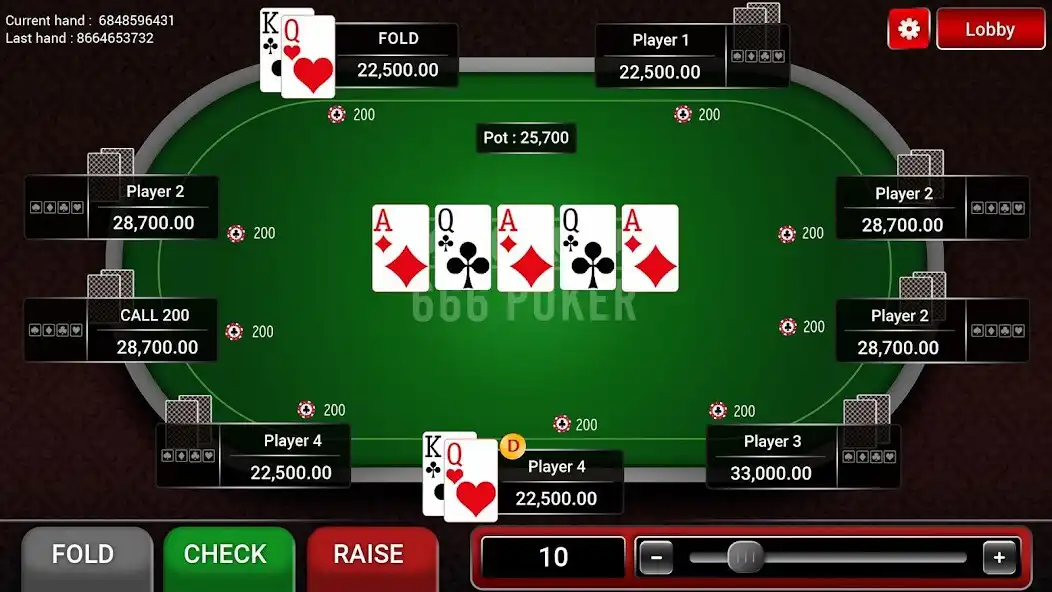 Play 666 poker as an online game 666 poker with UptoPlay