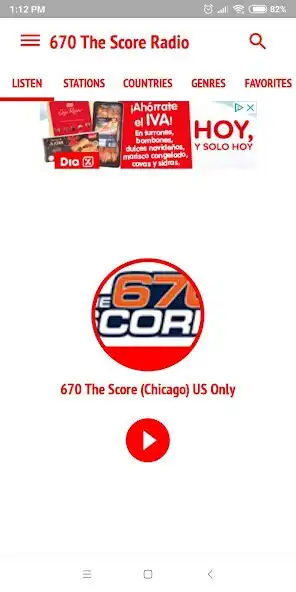 Play 670 The Score Radio Chicago  and enjoy 670 The Score Radio Chicago with UptoPlay