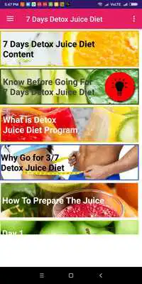 Play 7 Day Detox Juice Diet - Fat Burning Juice Recipe