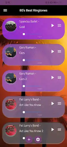 Play 80s Best Ringtones  and enjoy 80s Best Ringtones with UptoPlay