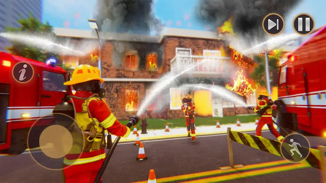 Play 911 Rescue Fire Truck Games 3D as an online game 911 Rescue Fire Truck Games 3D with UptoPlay