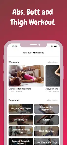 Play Abs, Butt and Thigh - Home Workout Plan as an online game Abs, Butt and Thigh - Home Workout Plan with UptoPlay