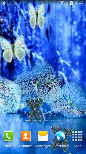 Play abstract butterflies wallpaper