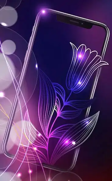 Play Abstract Neon Shiny Purple Flower stylish Theme  and enjoy Abstract Neon Shiny Purple Flower stylish Theme with UptoPlay