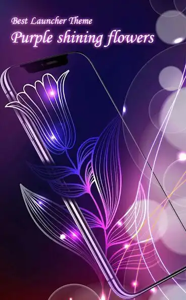 Play Abstract Neon Shiny Purple Flower stylish Theme as an online game Abstract Neon Shiny Purple Flower stylish Theme with UptoPlay