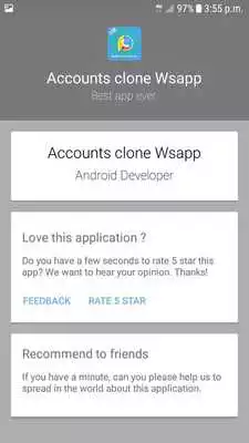 Play account clone wsapp