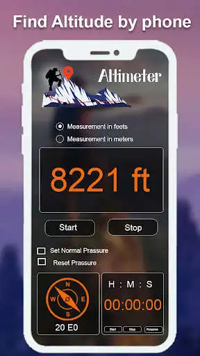 Play Accurate Altimeter:Barometer Plus to Find Altitude  and enjoy Accurate Altimeter:Barometer Plus to Find Altitude with UptoPlay