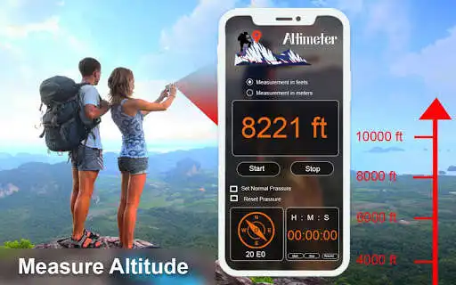 Play Accurate Altimeter:Barometer Plus to Find Altitude as an online game Accurate Altimeter:Barometer Plus to Find Altitude with UptoPlay