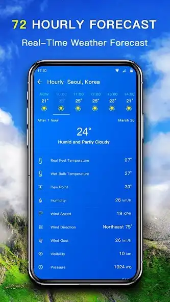 Play Accurate Weather App PRO as an online game Accurate Weather App PRO with UptoPlay