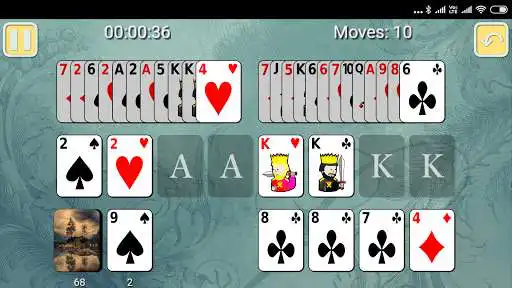 Play Aces and Kings Solitaire  and enjoy Aces and Kings Solitaire with UptoPlay