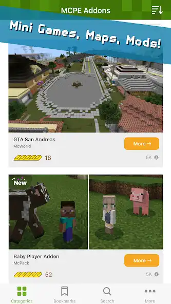 Play Addons for Minecraft  and enjoy Addons for Minecraft with UptoPlay