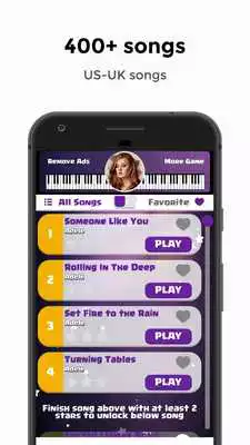 Play Adele Rolling In The Deep Piano Tiles