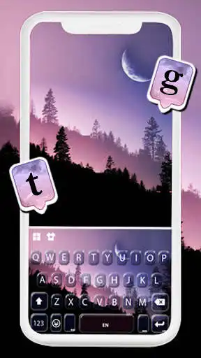 Play Aesthetic Mountain Keyboard Background  and enjoy Aesthetic Mountain Keyboard Background with UptoPlay