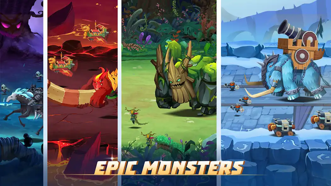 Play AFK Monster: Summon Legend TD as an online game AFK Monster: Summon Legend TD with UptoPlay