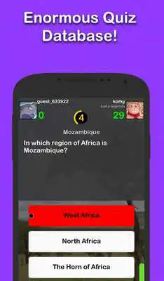 Play African Geography Trivia