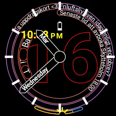 Play Agenda12h Watch Face as an online game Agenda12h Watch Face with UptoPlay