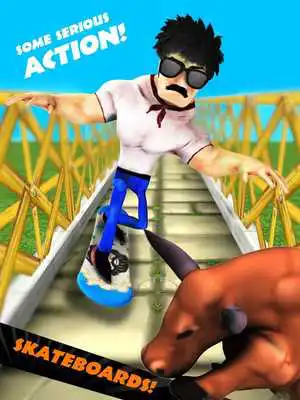 Play Agent Bull Run-Endless Racing