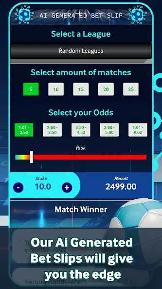 Play AI Generated Bet Slip as an online game AI Generated Bet Slip with UptoPlay