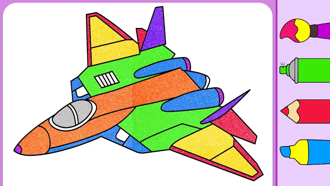 Play Aircraft Coloring Game  and enjoy Aircraft Coloring Game with UptoPlay