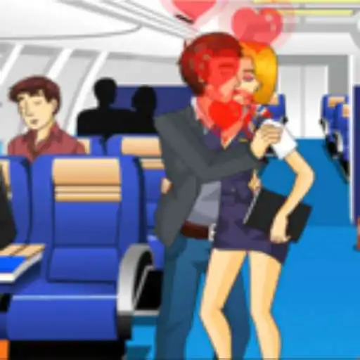 Play Air Hostess Kissing - Kiss games for girls APK