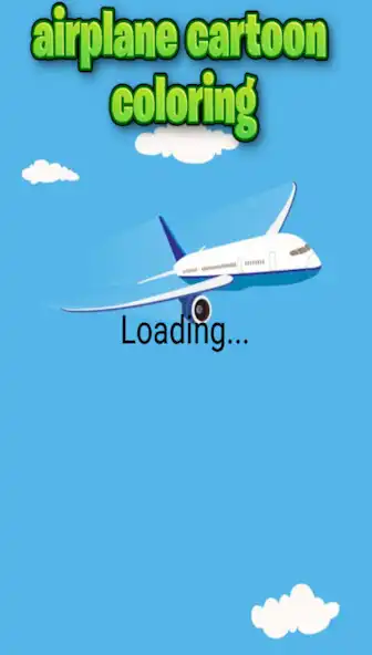 Play airplane cartoon coloring as an online game airplane cartoon coloring with UptoPlay