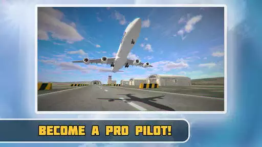 Play Airplane Flight: Pilot Sim 3D as an online game Airplane Flight: Pilot Sim 3D with UptoPlay