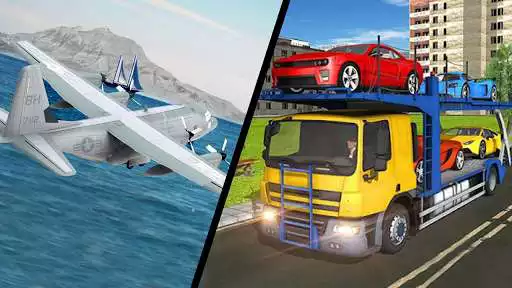 Play Airplane Pilot Car Transporter