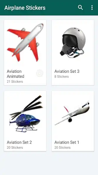 Play Airplane Stickers as an online game Airplane Stickers with UptoPlay